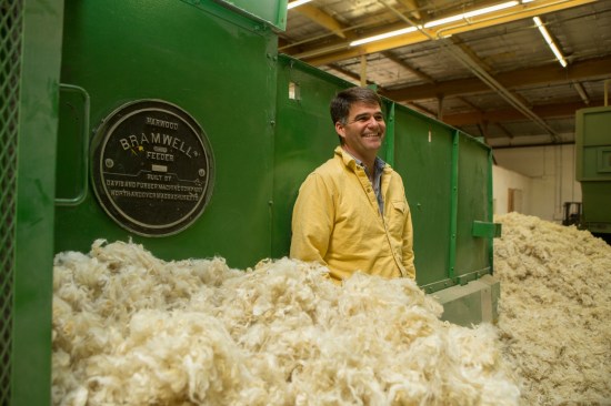 Andrew Legge, founder of Havelock Wool.