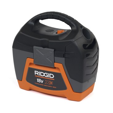 Cordless wet/dry vac, Ridgid Model X4
