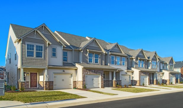 HHHunt targets millennial buyers with townhomes, such as these Davenport townhome models located in the Rutland community in Mechanicsville, Va.