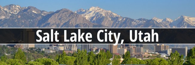 Salt Lake City Utah mountains and skyline