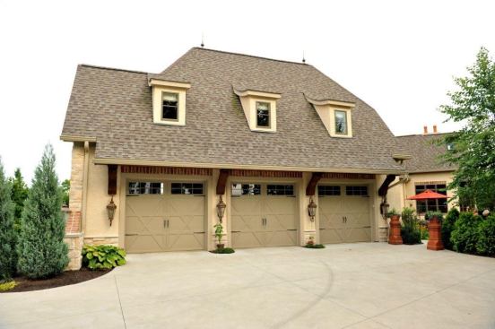 7. Angled Garage  Many customers change the angle of their garage, either for space concerns or as a unique design choice, the builder says.