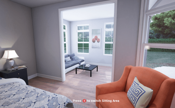 3D renderings can show how options or upgrades like a bonus room impact the look of a home.