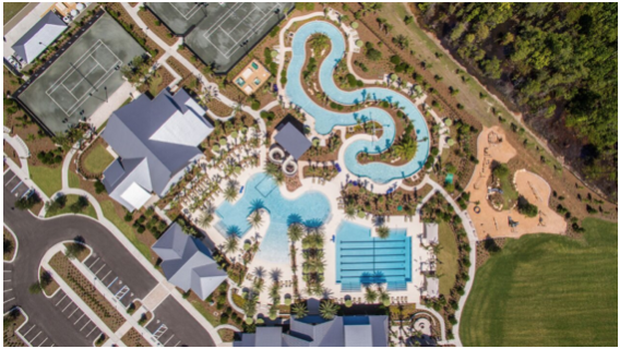 Freehold Communities' Shearwater master plan amenities.