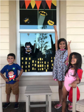 Arden children show off their work in the Weekly Window Display Challenge.