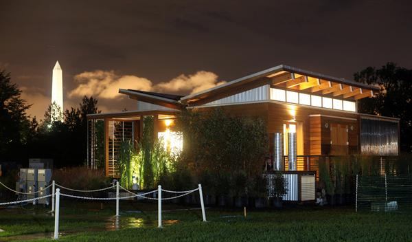 The students designed WaterShed with a strategy that balanced tradition and technology. Inspired by the Chesapeake Bay ecosystem, the home is a model of how the built environment can help preserve watersheds by managing stormwater on site.