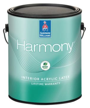 Sherwin-Williams. The company has enhanced its Harmony product with a formula that helps reduce odors in the air, similar to baking soda, even after a surface is painted, the maker says. The zero-VOC product now also sports better hide and more durability, the firm adds, and antimicrobial properties help it resist mildew. The latex paint is Greenguard Indoor Air Quality Certified and Greenguard Certified for Children and Schools. 
www.sherwinwilliams.com. 
–V.M.