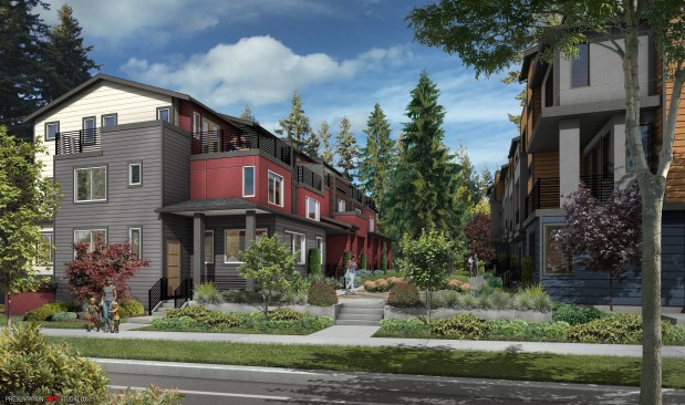 Intracorp's townhome community in Shoreline, Wash.