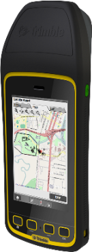 The handheld Site Mobile RFID controller can commission new assets, scan tags, and sync updates to and from the office.