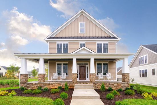 The single-family Ashland model  is part of the planned Old Trail community in Albemarle County, Va., 12 miles west of Charlottesville. The home features Hardieplank siding and Energy Star rated appliances, windows and water heater. 