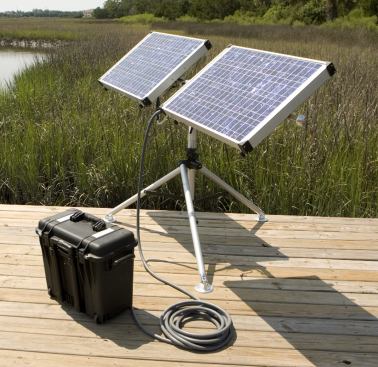 #14 Solar Stik Solar-Powered Generator The Nano-Series Solar Stik 100 & Power Pak 100 system is designed for light- to medium-duty applications and can store up to 1 kWh per day. Dual power receptacles allow for the connection of additional Stiks. The Stik transports in a reusable box or a Pelican transport case with custom foam inserts. The Power Pak has wheels and an extending handle for easy transport, the maker says. 800.793.4364.
www.solarstik.com
