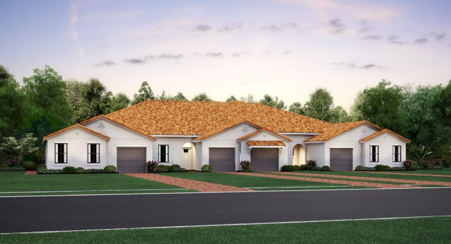 A four-unit villa in Montage at SouthShore Bay