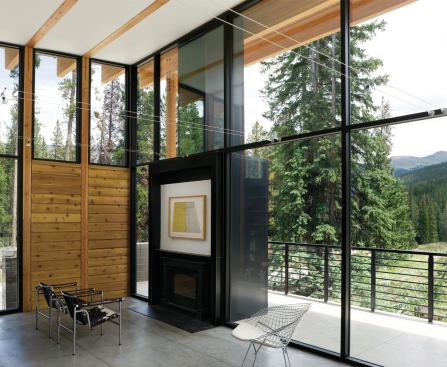 The living area.