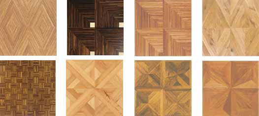 Teka Parquet  It seems parquet flooring, that big-city mainstay in pre-war housing and NBA floors, is back. But now manufacturers are doing it in a variety of ways and with better finishes. Numerous companies showed what can be done with an old product. 
www.tekaparquet.com.