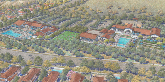 Two community centers, one for "all residents" on the market-rate side, and one for "age-qualified" 55+ residents, will be built at Terramor.