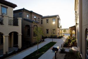 Neighborly, and yet private, with most living spaces above grade.