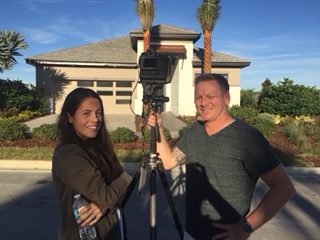 BUILDER art director Tina Tabibi and NEXTadventure show home photographer Kip Dawkins
