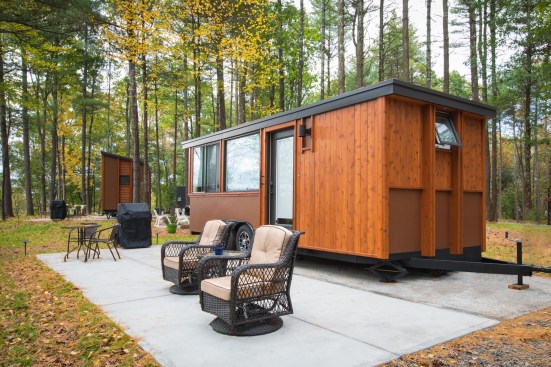 Think BIG! A Tiny House Resort in South Cairo, N.Y. is debuting four more luxury tiny home designs by Wisconsin-based tiny home builder ESCAPE Homes -- the Vista, One, Traveler XL, and Vintage XL. 