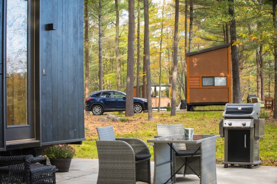 Think BIG! A Tiny House Resort in South Cairo, N.Y. is debuting four more luxury tiny home designs by Wisconsin-based tiny home builder ESCAPE Homes -- the Vista, One, Traveler XL, and Vintage XL. 