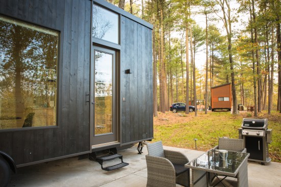 Think BIG! A Tiny House Resort in South Cairo, N.Y. is debuting four more luxury tiny home designs by Wisconsin-based tiny home builder ESCAPE Homes -- the Vista, One, Traveler XL, and Vintage XL. 