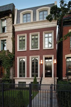 DePaul is an infill house in Chicago, built by Environs Development, 