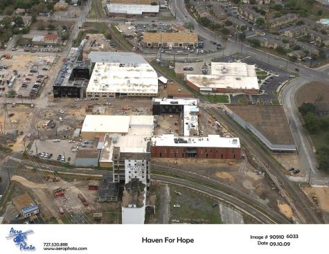 Aerial view from south