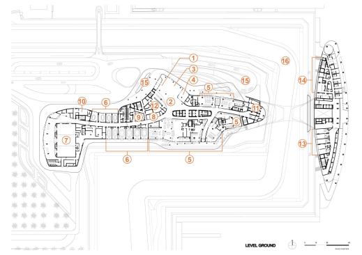 Ground level plan