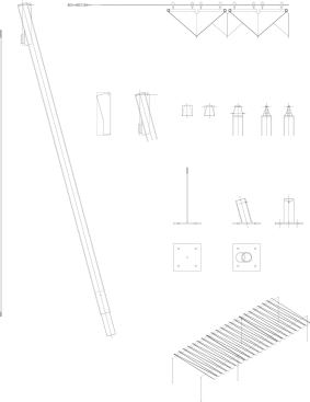 Solar shade components