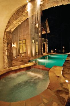 In this Craftsman-inspired custom home, Rex Bost exploits the potential of water for recreation and relaxation.

