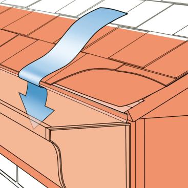 Fix It

If you’ve been called back to fix a moisture-related problem caused by a lack of overhang or drip cap, chances are you’ll have to replace the bulk of the affected roof section (not just the affected shingles or decking) and perhaps the fascia behind the gutters. If you can, extend the new roof deck ¾ of an inch over the sidewall planes and install a drip cap under the new felt and shingles, as described above.