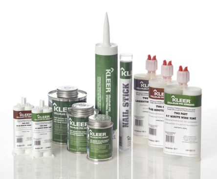 KLEER AS DAY: This new line of adhesives and sealants is specially formulated for cellular PVC trim and building products. It’s designed to simplify the product selection process, and includes two-part adhesives, fast-curing cement, structural sealant, and applicator guns. Kleer Lumber. 866-553-3770. www.kleerlumber.com. Booth no. W5283.