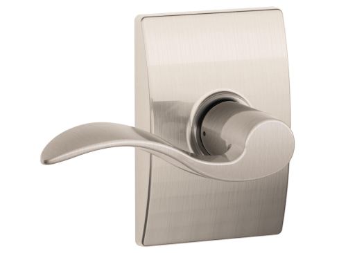 ROSE RED: The company’s Decorative Roses are offered in five new styles ranging from traditional to contemporary, including Century (shown). The roses, an upgrade for any of the maker’s locks, are crafted from die-cast solid zinc. Schlage. 800-847-1864. www.schlage.com. Booth no. W3155.