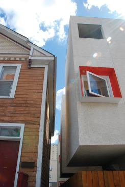 Hurme says that at first the firm wasn't sure its bold aesthetic would resonate with potential local clients. "We found a lot of people were hungry to see something different in the marketplace," she says. "And that's what we've been trying to pursue ever since."