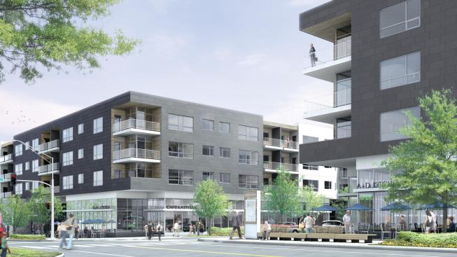 Hufft Projects designs mixed-use, multifamily communities in addition to custom commissions. Case in point: Woodside Village in Westwood, Kan.