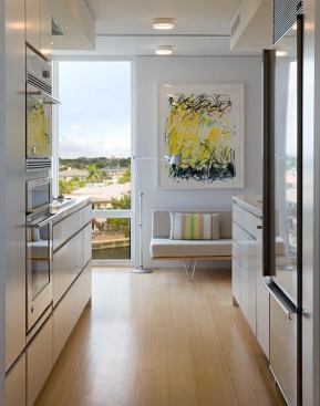 MADE's serene Ocean Boulevard Apartment is filled with light woods and modern details.