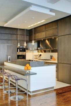 Also in 2011, the firm remodeled a New York duplex, opening up the kitchen to the main living space.