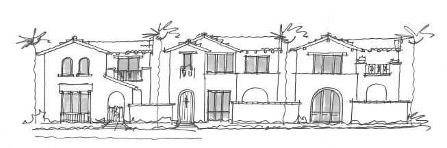 The Regional, or Spanish, wood-and-stucco façade has clean arches and avoids overwrought ironwork.