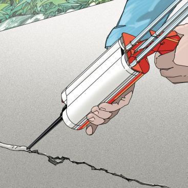 Fix It Cracks can be repaired with injected, two-part epoxy. Done right, this restores the concrete’s strength to original or better. Another option is to fill the crack with siliconized acrylic latex. This does nothing to restore strength, it is intended only to keep water and debris out. Bear in mind, neither of the above will correct a deeper structural problem. Also, it’s nearly impossible for a repaired crack to look like anything but what it is.