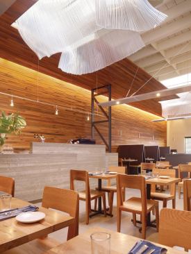 Commercial and institutional projects (such as the restaurant Bar Agricole) have become a mainstay of the firm’s portfolio, along with residential work.