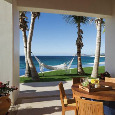 Adjacent to the house is a palapa that looks out onto the big blue.
