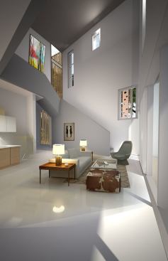 2013 RADA / On the Boards / Merit Award: Make It Right, New Orleans / Brooks + Scarpa Architects (Duplex Prototype)