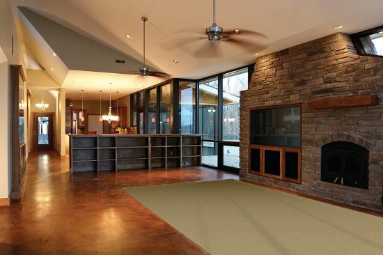 AB Highway Residence, West Plains, Mo. Architect: Core10 Architecture, St. Louis Builder: Feller Construction, West Plains
