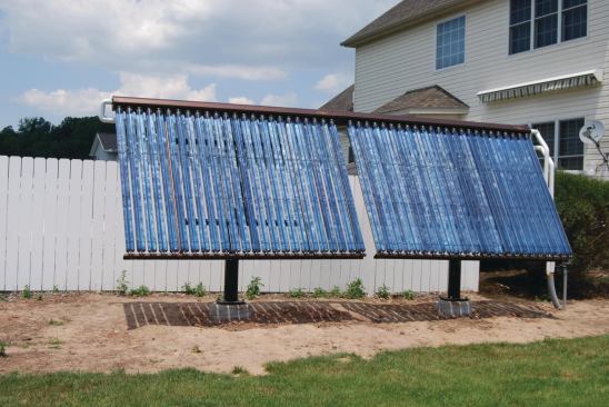 #6 EarthNet Energy PV Ground-Mount System Because not all rooftops are suitable for solar collector placement, the company offers a Ground Mount Pedestal mounting system adaptable to most types of flat-panel and evacuated-tube solar collectors. The heavy duty, powder-coated-steel pedestals are available in 5-foot-tall bolt-mount or 7-foot-tall direct-burial models. The company also manufactures complete evacuated-tube and flat-panel solar collector systems. 717.414.7652.
www.earthnetenergy.net.