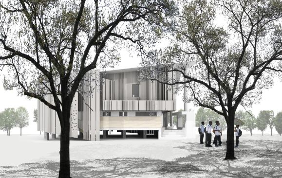 2013 RADA / On the Boards / Merit Award: Make It Right, New Orleans / Brooks + Scarpa Architects (Duplex Prototype)