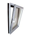 Evolutionary Chain Inspired by products that are commonly found in Europe, the Evolution Series 9000 tilt-and-turn aluminum window offers the dual-action functionality of a hopper and a casement. The tilt-in feature provides a 4-inch opening at the top for indirect ventilation, and the swing-in casement operation provides full-opening ventilation and easy access. 
Crystal Window & Door Systems. 718-961-7300. 
www.crystalwindows.com 
.