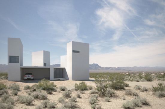 2013 RADA / On the Boards / Merit Award: Four Eyes House, Coachella Valley, Calif. / Edward Ogosta Architecture