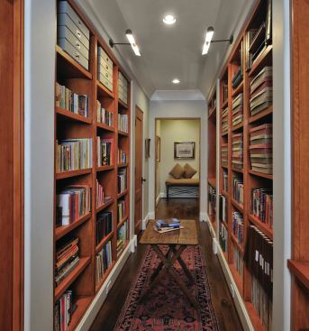 Using circulation spaces like foyers, hallways, and stair landings makes for a home that feels at once gracious, lived-in, and space-savvy. 


Shaker Lodge, Houston. Architect: L. Barry Davidson Architects, Houston; Builder: Pyramid Constructors, Houston