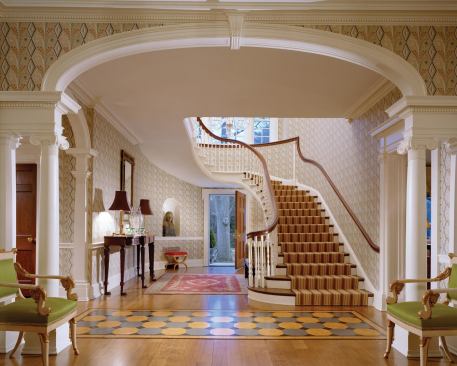 The Governorís Mansion interior. Architect: John Milner Architects, Chadds Ford, Pa.