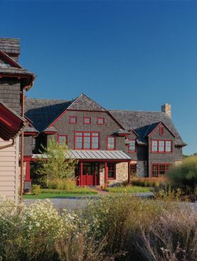 Big Sky, a new home in West Chester, Pa., reflects its ownersí affection for the northern plains of Montana and Wyoming.  

Architect: John Milner Architects, Chadds Ford, Pa.

