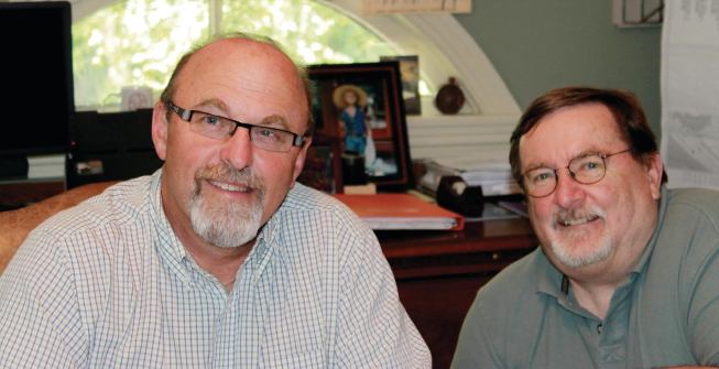 Bob Griffiths and Wayne Rowland of Griffiths Construction.