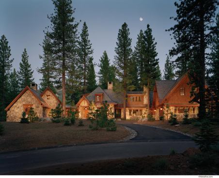Lahontan, a Brink-built residence in Truckee, Calif., was designed by MWA. 